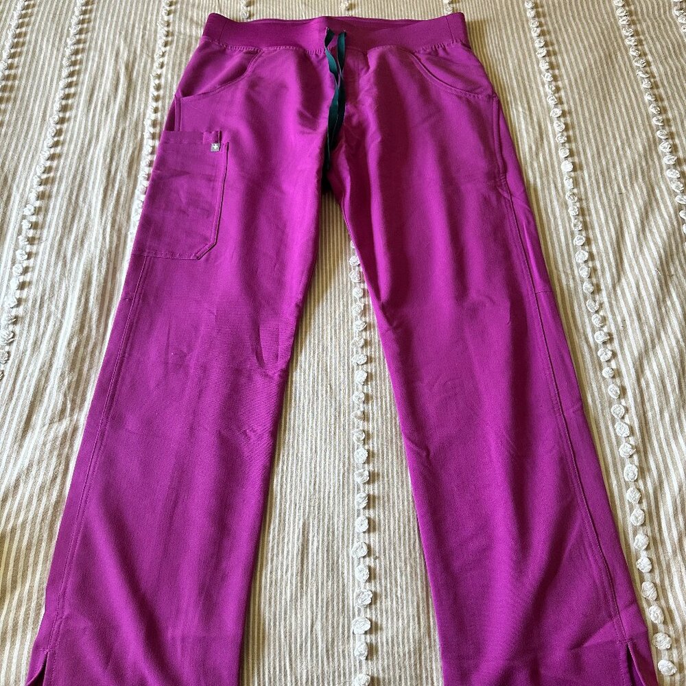 Figs Women's Kade Scrub Pants, Bright Fuschia, Size M/R